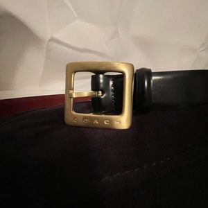 Coach leather belt